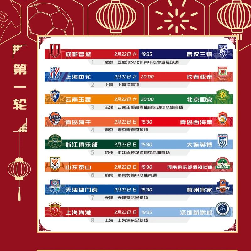 中超赛程2016赛程表，2016中超赛程赛果