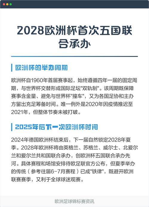 2028欧洲杯主办国，2028年欧洲杯？