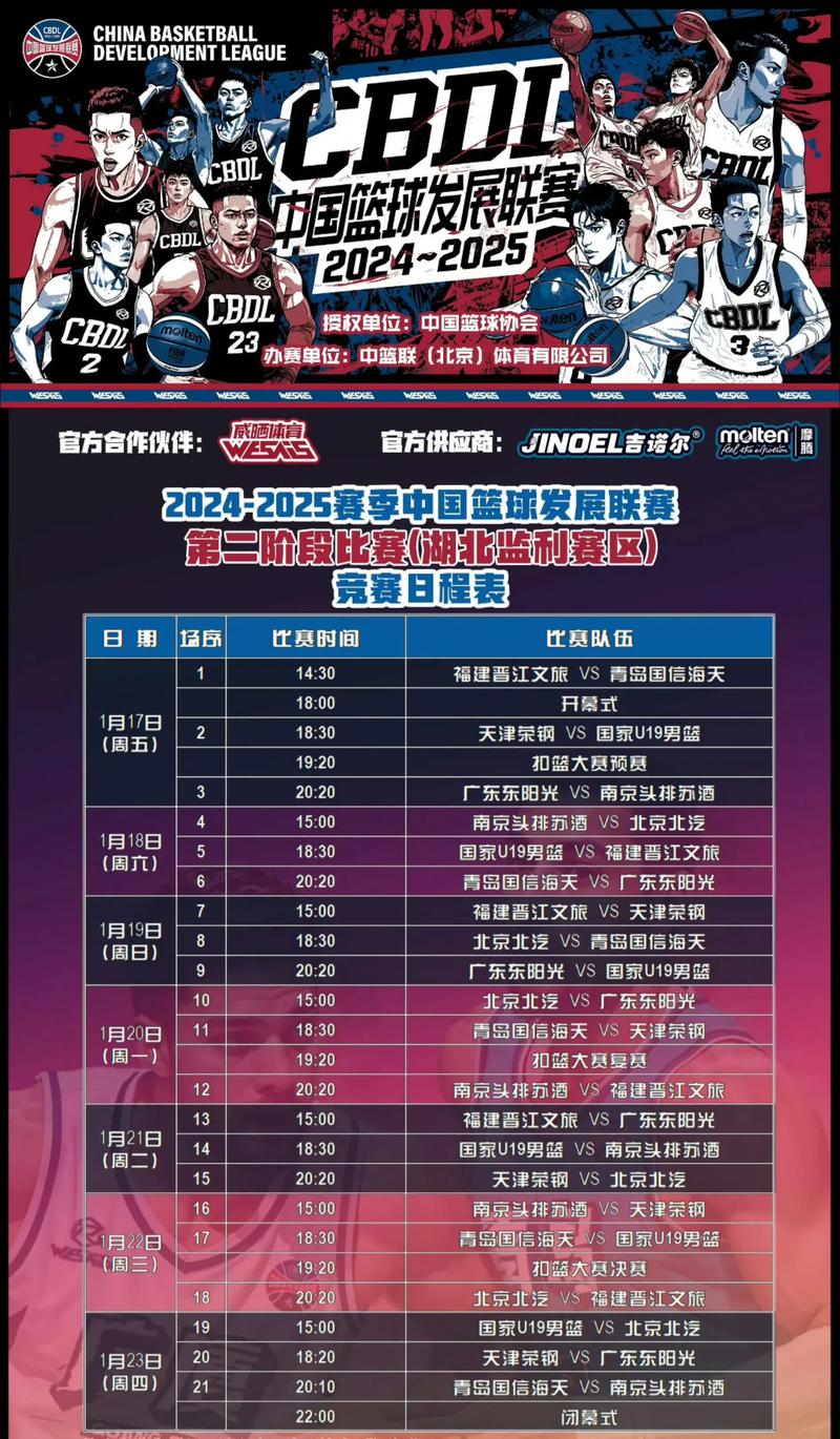 cbdl联赛官网，cbdl赛程表