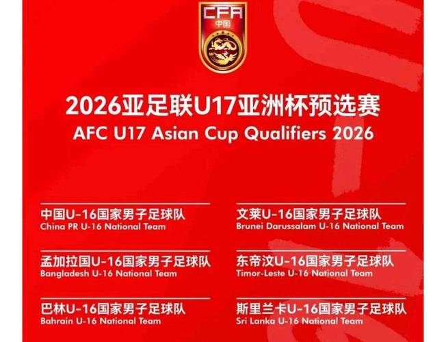 U17亚洲杯分组公布？u17亚洲杯冠军？