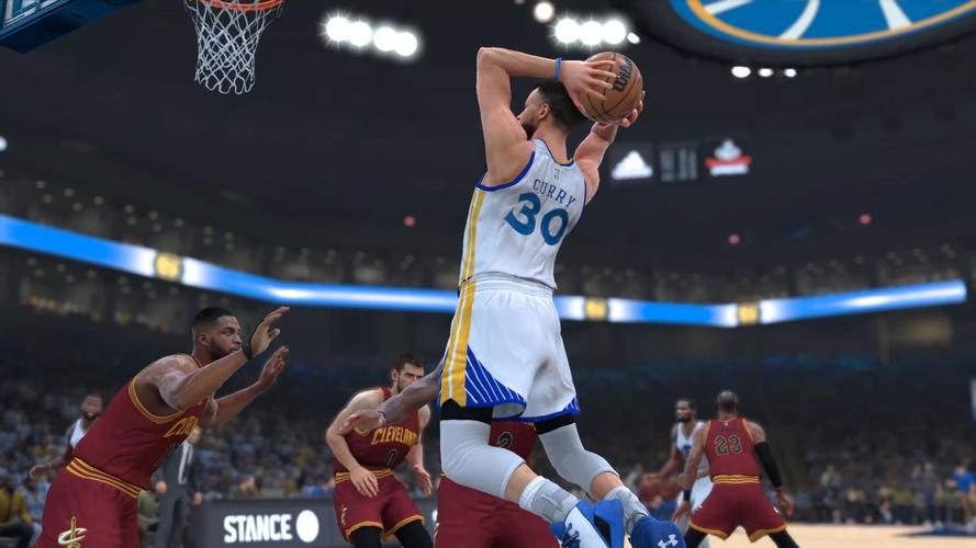 nba球赛库里，库里比赛现场